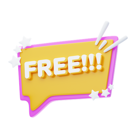 Free  3D Icon