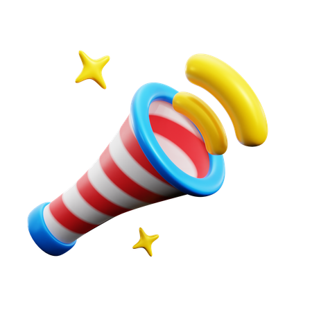 Free Air Horn  3D Icon