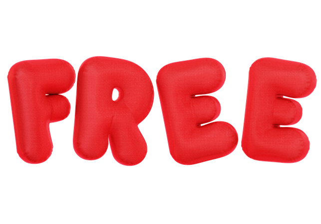 Free Balloon Text  3D Icon