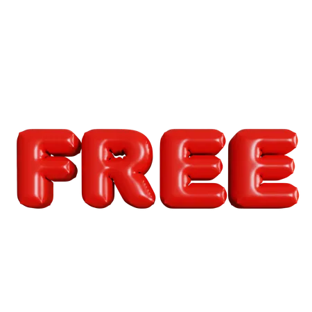 Free Balloons  3D Icon