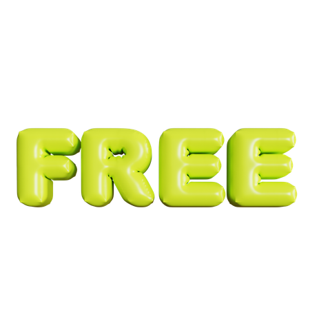 Free Balloons  3D Icon