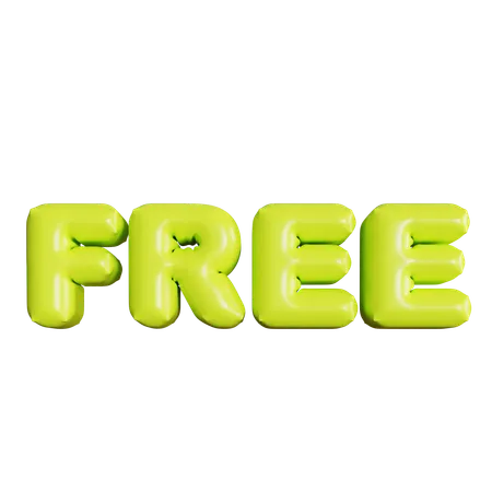 Free Balloons  3D Icon