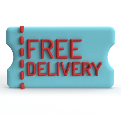 Free Delivery  3D Icon