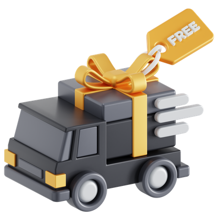 Free Delivery  3D Icon