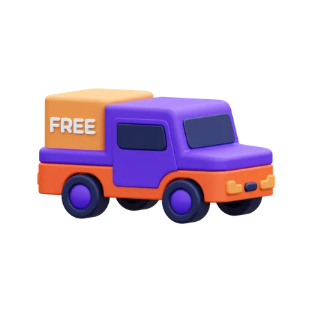 Free Delivery  3D Icon