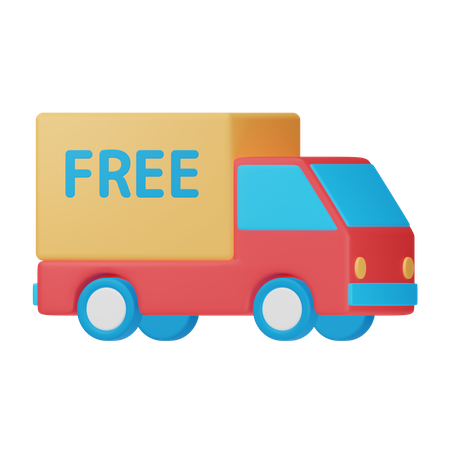 Free Delivery  3D Icon