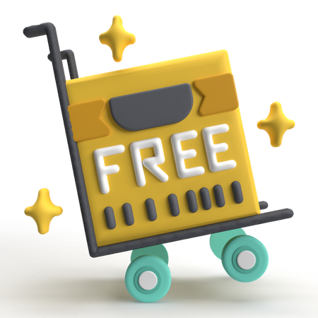 Free Delivery  3D Icon