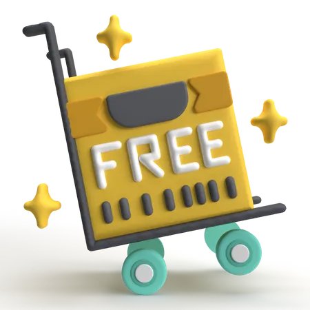 Free Delivery  3D Icon