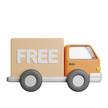 Free Delivery  3D Icon