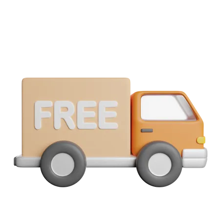 Free Delivery  3D Icon