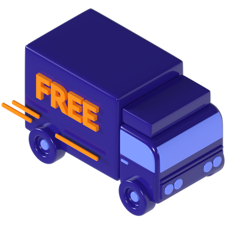 Free Delivery  3D Icon