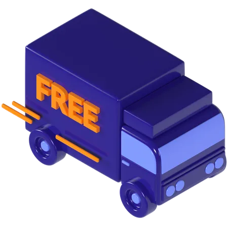 Free Delivery  3D Icon