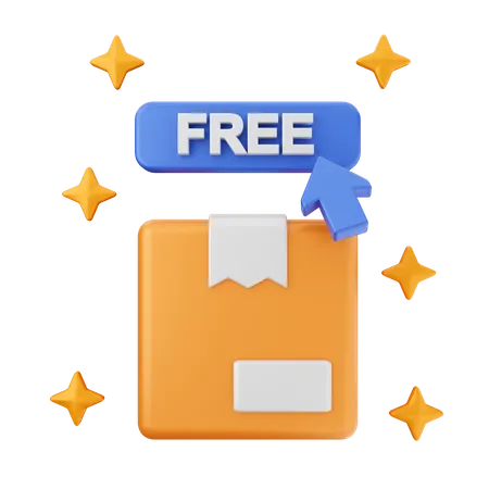 Free Delivery  3D Icon