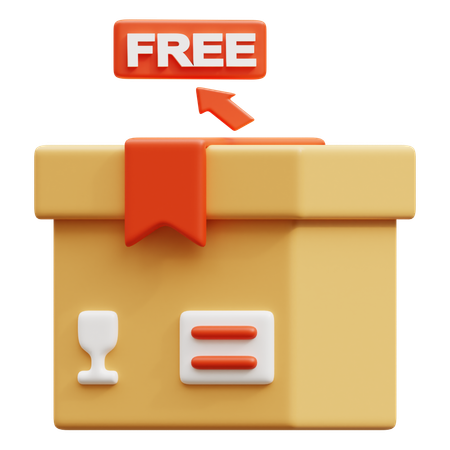 Free Delivery  3D Icon