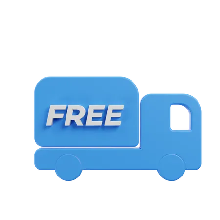 Free Delivery  3D Icon