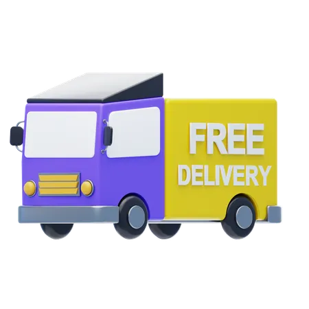 Free Delivery  3D Icon