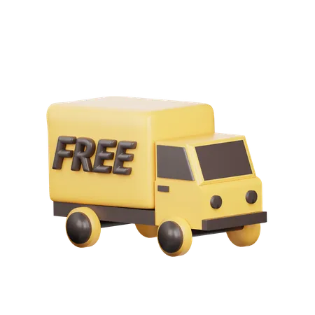 Free Delivery  3D Icon