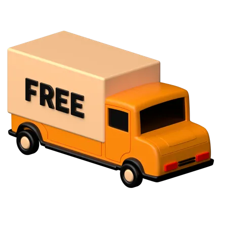 Free Delivery  3D Icon