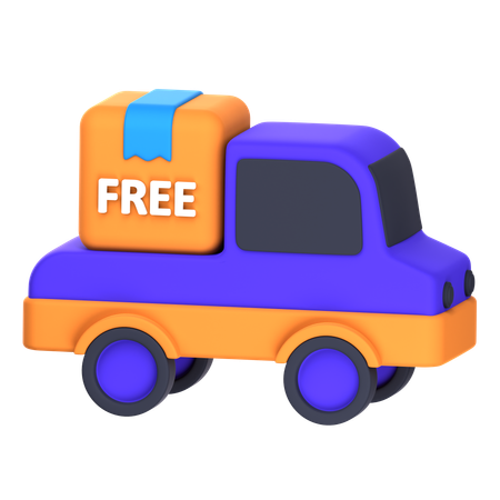 Free Delivery  3D Icon