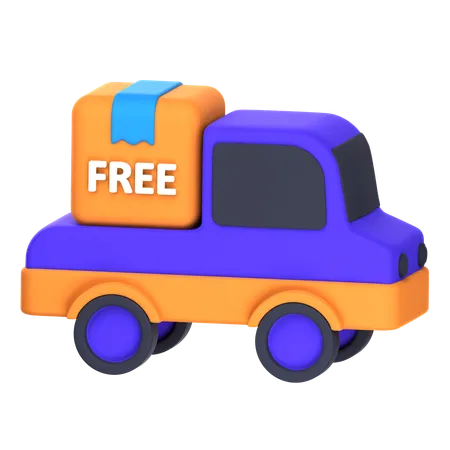 Free Delivery  3D Icon