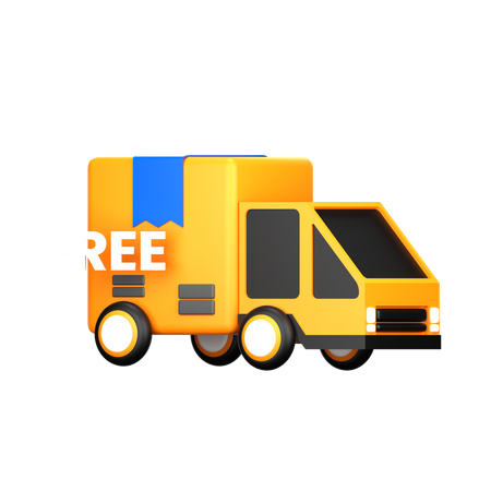 Free Delivery  3D Icon