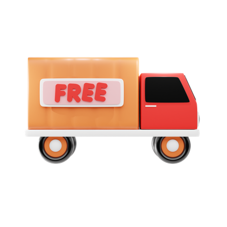 Free Delivery  3D Icon