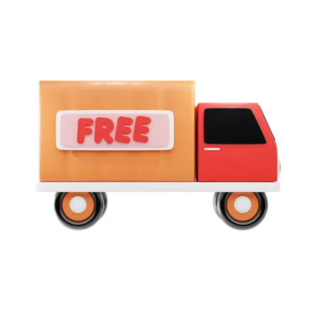 Free Delivery  3D Icon