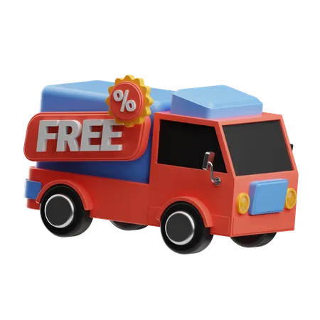 Free Delivery  3D Icon