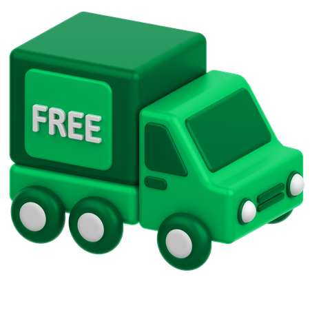 Free Delivery  3D Icon