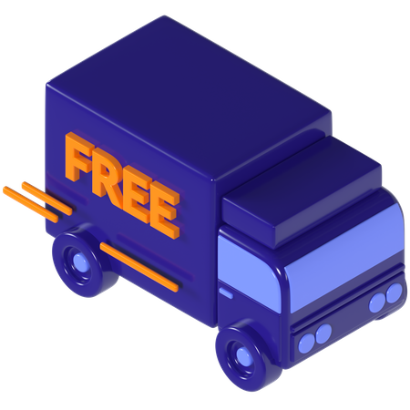 Free Delivery  3D Icon