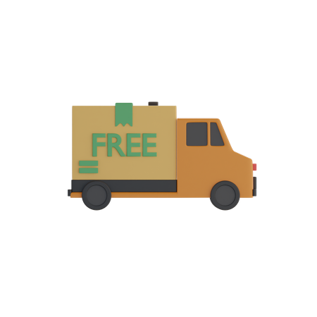Free Delivery  3D Icon