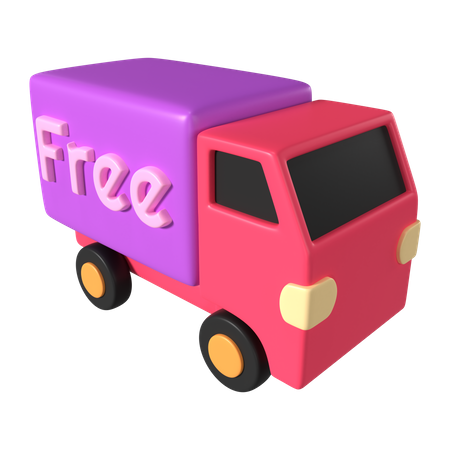 Free Delivery  3D Icon