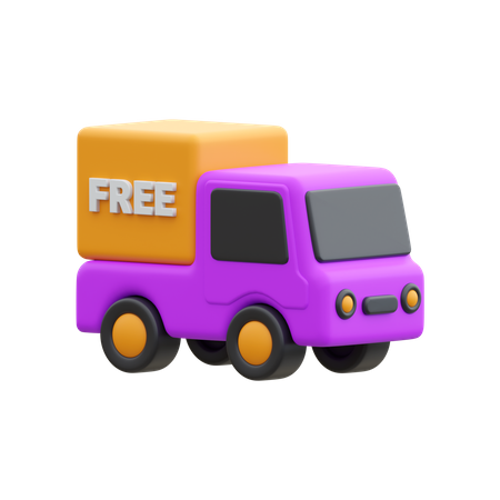 Free Delivery  3D Icon