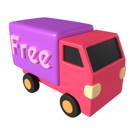 This Is Free Delivery 3 D Render Illustration Icon High Resolution Png File Isolated On Transparent Background Available 3 D Model File Format BLEND OBJ FBX And GLTF 3D Icon