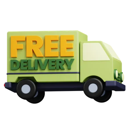 Free Delivery Product  3D Icon