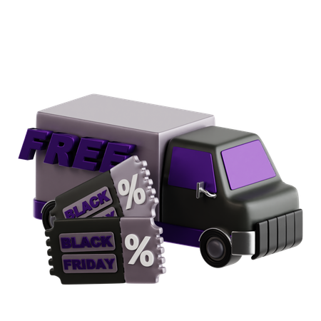 Free Express Shipping  3D Icon