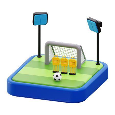 Free kick  3D Icon