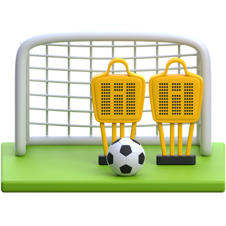 Free Kick  3D Icon