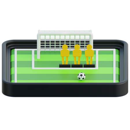 Free Kick  3D Icon