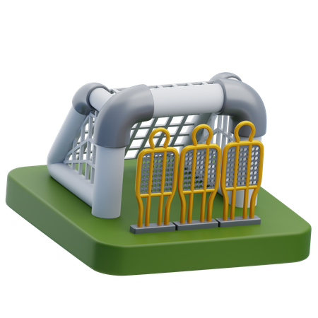 Free Kick  3D Icon
