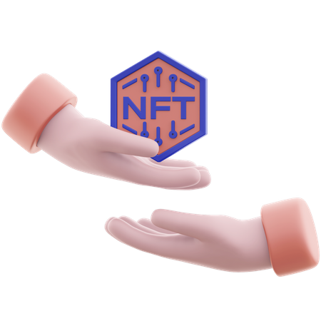 Free Nft  3D Icon