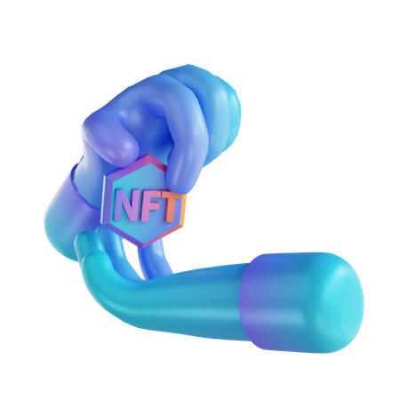 Free Nft  3D Icon