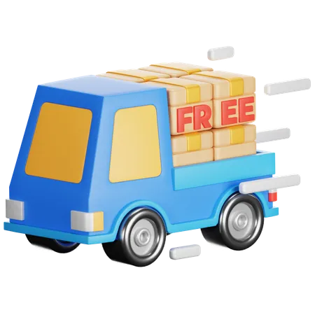 Free Shipping  3D Icon