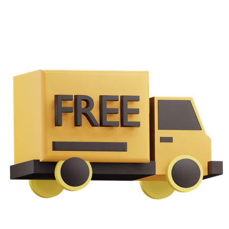 Free Shipping  3D Icon