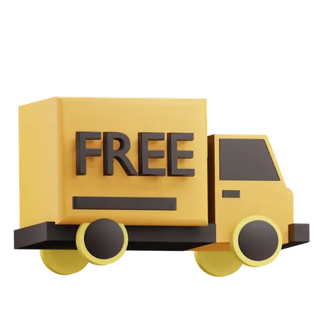 Free Shipping  3D Icon