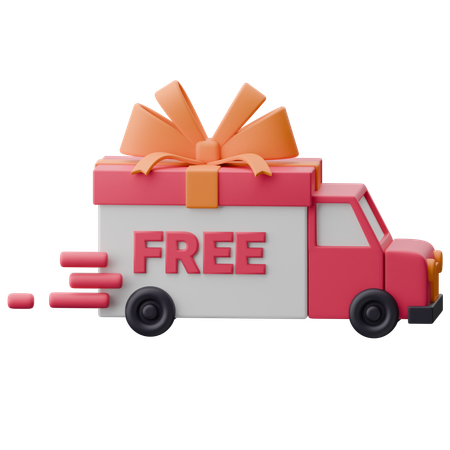 Free Shipping  3D Icon