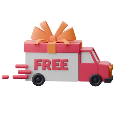 Free Shipping  3D Icon
