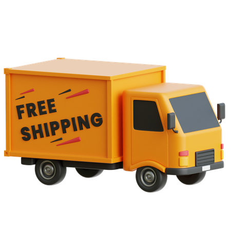 Free Shipping  3D Icon