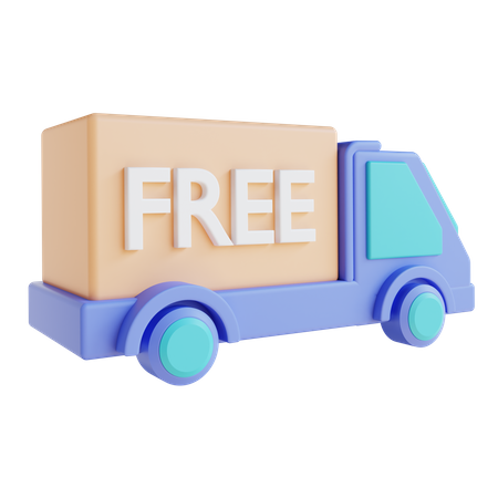 Free Shipping  3D Icon