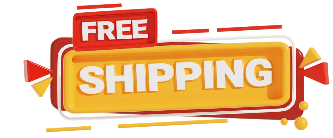 Free Shipping  3D Icon